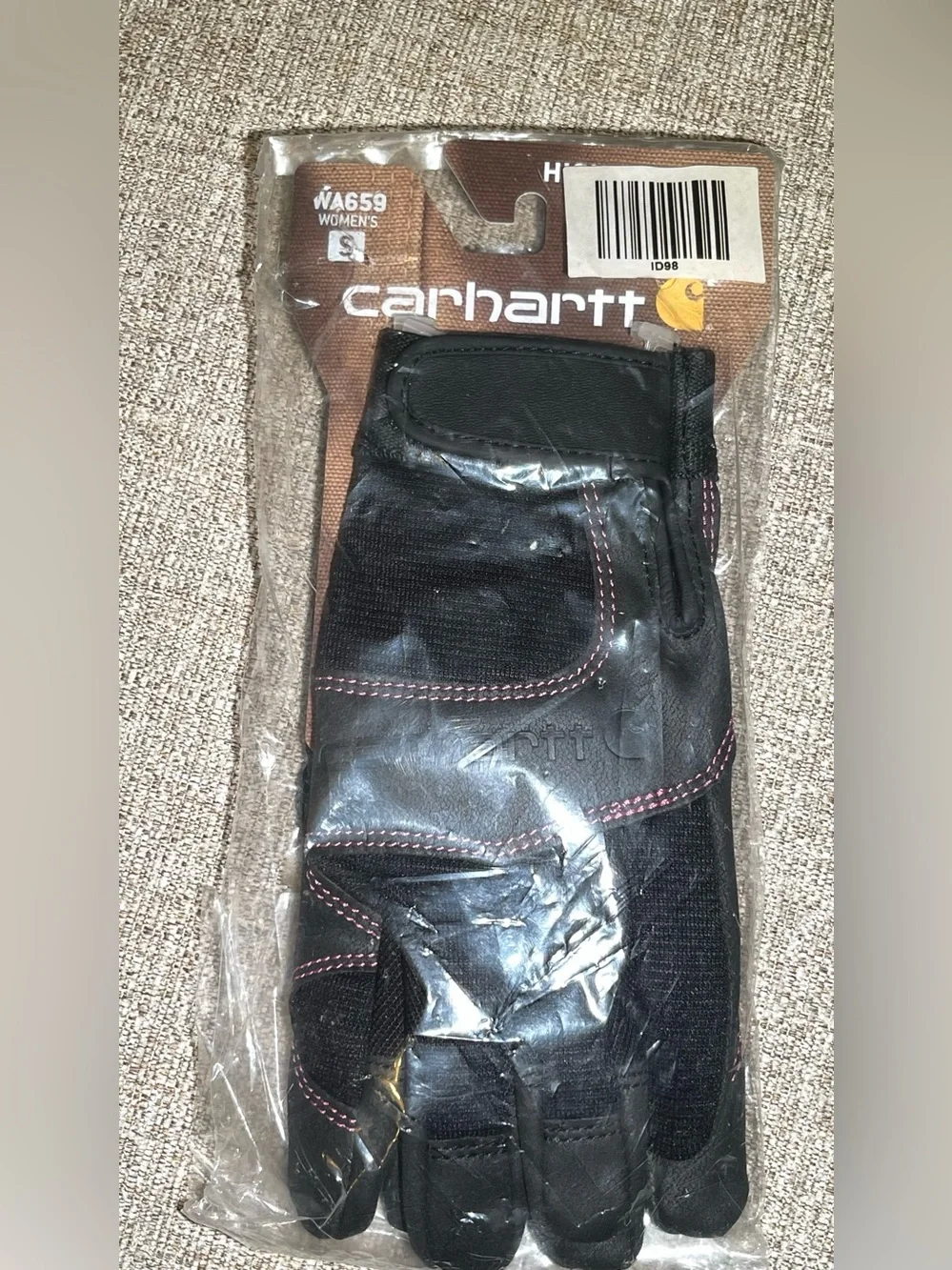 Carhartt Women's Black high Dexterity gloves size small